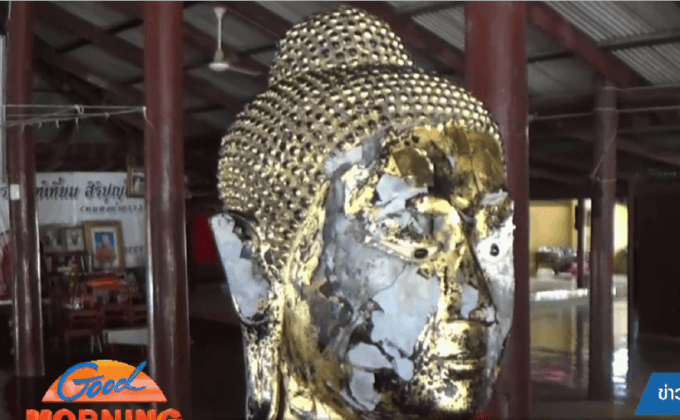ฮือฮา! พบเศียรพระ อายุกว่า 300 ปี
