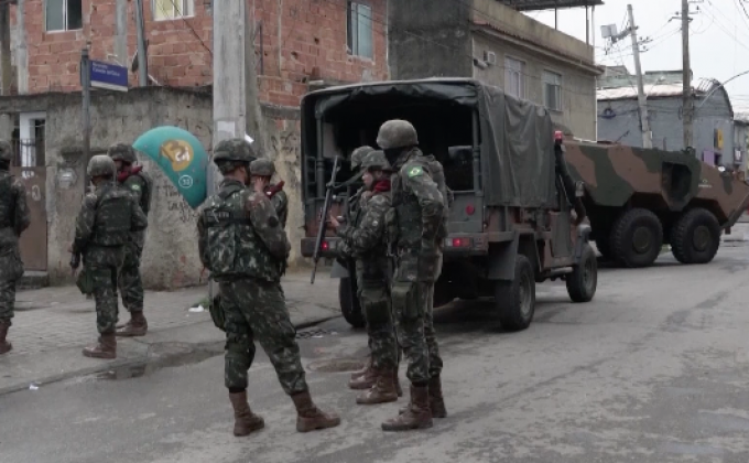 บราซิลนำกำลังลาดตระเวนชุมชนแออัด 6 แห่ง