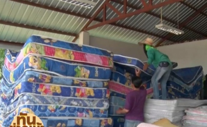 บริจาคที่นอนมือสองช่วยเด็กบนดอย