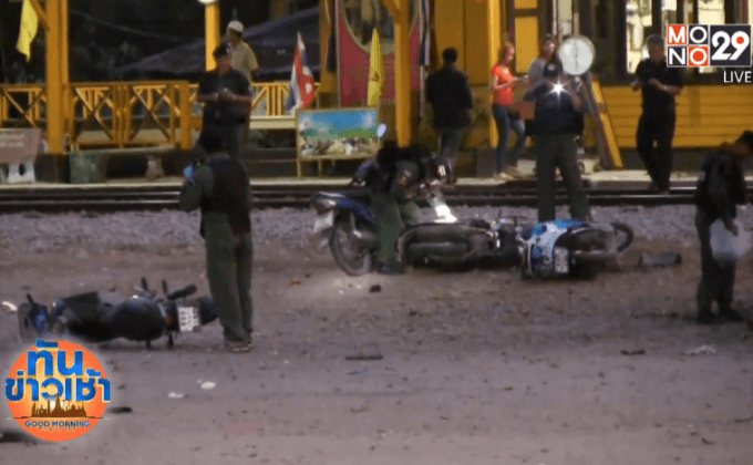 จ่อออกหมายจับคนร้าย จยย.บอมบ์ร้านชำสงขลา