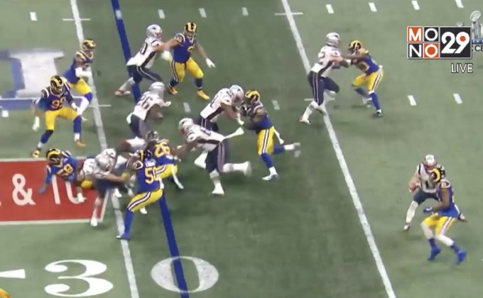 แพทริออตส์เชือดแรมส์ คว้าแชมป์ซูเปอร์โบว์ลสมัย 6