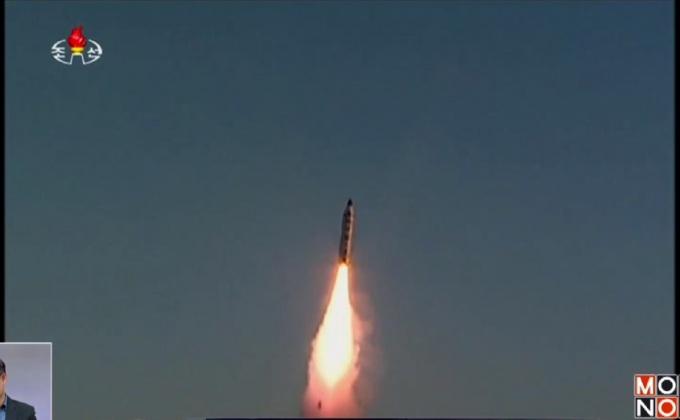 เกาหลีเหนือทดสอบขีปนาวุธ