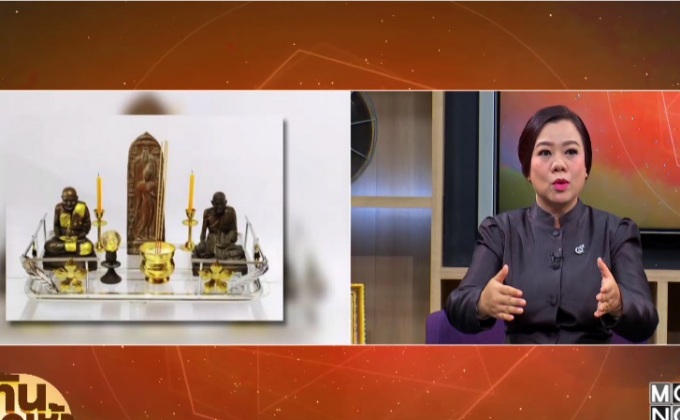 การจัดหิ้งพระรับปี 2560