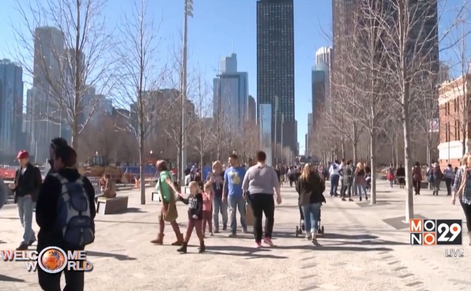 ชิคาโกเผชิญอากาศอุ่นสุดในรอบ 100 ปี