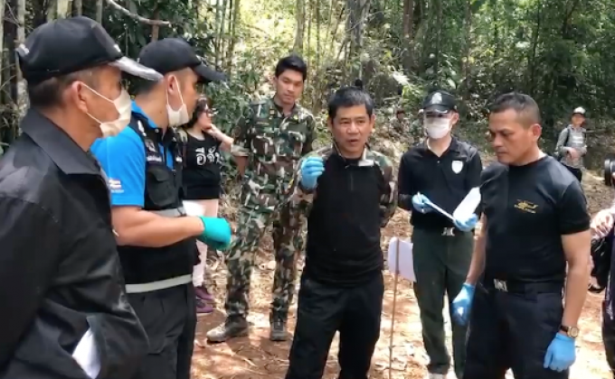 จนท.พิสูจน์จุดยิงเสือดำ ทุ่งใหญ่นเรศวรฯ