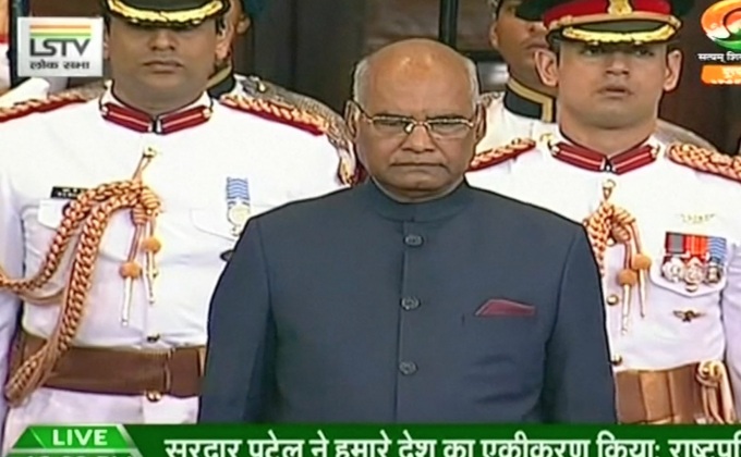 ปธน.อินเดียคนใหม่สาบานตนรับตำแหน่ง