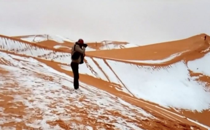 หิมะตกในทะเลทรายซาฮารา ครั้งที่ 3 ในรอบ 37 ปี