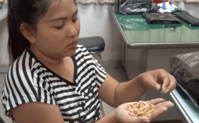 แก๊งตกทองอาละวาดหลอกเหยื่อที่จ.ปราจีนบุรี