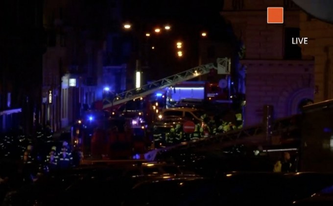 ไฟไหม้โรงแรมใจกลางกรุงปรากของสาธารณรัฐเช็ก