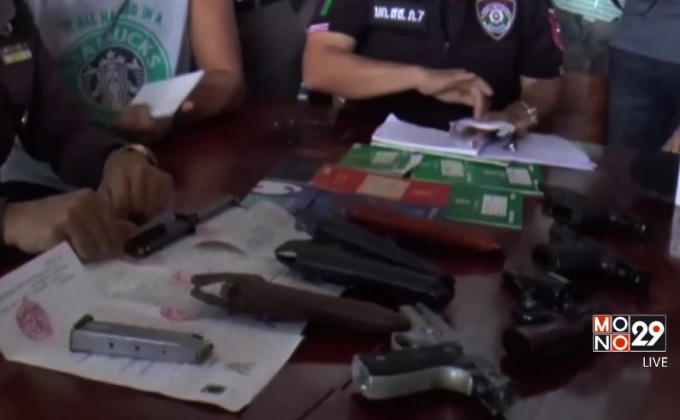 จับผู้ต้องสงสัยยิงทวงหนี้ จ.นครปฐม