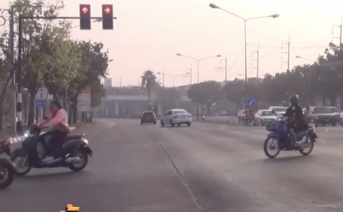 ค่าฝุ่น PM2.5 พื้นที่ จ.ลำปาง เกินมาตรฐานต่อเนื่อง