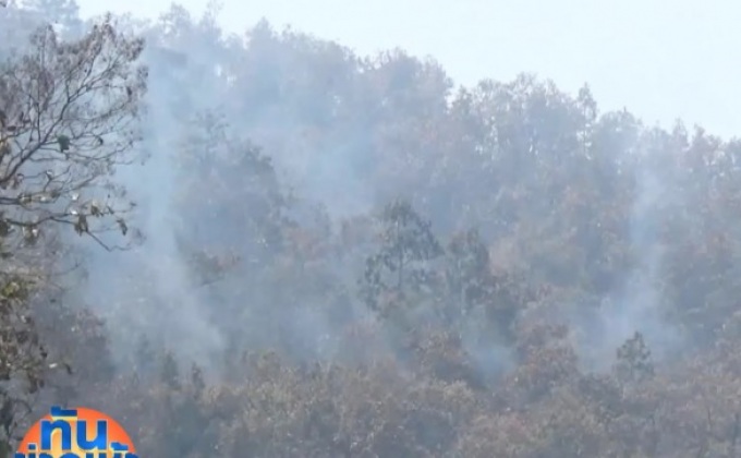 หมอกควันไฟป่ากระทบแม่ฮ่องสอน