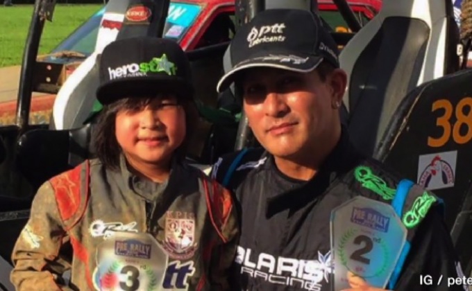 “พีท ทองเจือ” ปลื้ม! ลูกชายมีพรสวรรค์ด้านแข่งรถ