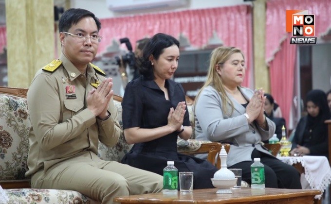 “รมช.อัครนันท์” ร่วมพิธีสวดพระอภิธรรมศพ “ครูปภัสรา” เหยื่อเหตุกราดยิงอยุธยา พร้อมส่งกำลังใจให้ครอบครัว