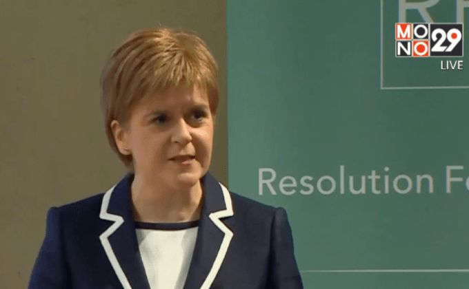 ผู้นำรัฐบาล สก็อตแลนด์สนับสนุนให้อังกฤษอยู่ใน EU