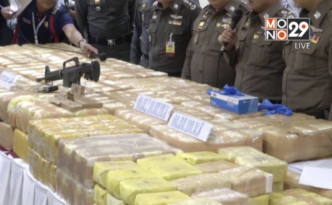 ผบ.ตร.แถลงจับยาบ้า-ไอซ์ มูลค่ากว่า 4 พันล้าน