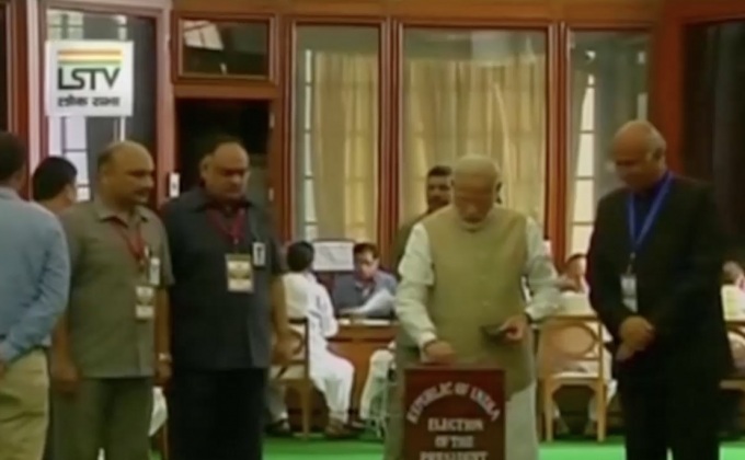 อินเดียเลือกตั้งประธานาธิบดีคนใหม่