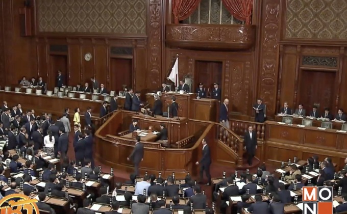 สภาล่างญี่ปุ่นผ่านร่างกฎหมายต่อต้านก่อการร้าย