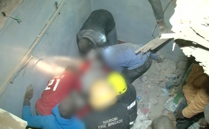 ตึกถล่มในเคนยา เสียชีวิต 3 ราย