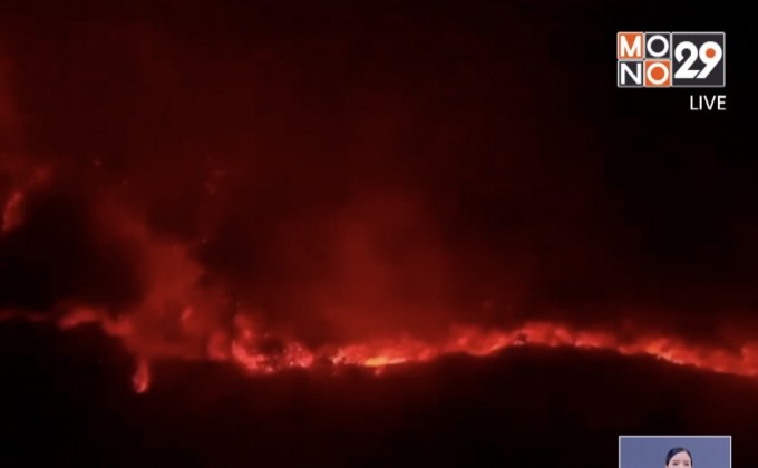 ดราม่าหนัก !  “บินโดรน” บันทึกภาพไฟป่าดอยสุเทพ