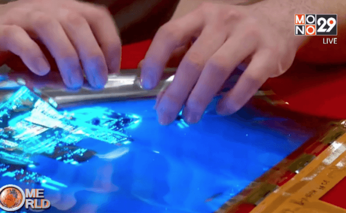 LG เผยโฉมหน้าจอม้วนได้