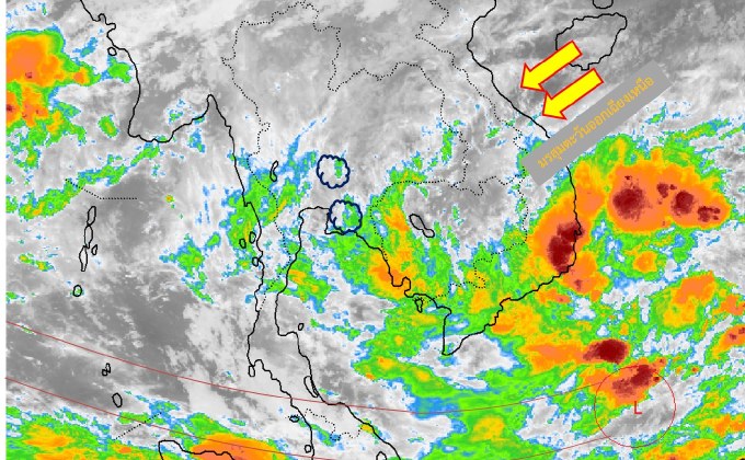 ภาคใต้มีฝนตกต่อเนื่อง – ฝนตกหนักบางแห่ง / กทม. ปริมณฑล มีฝนฟ้าคะนอง 60% ของ พท.