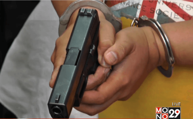 คุมตัวจ่าปืนดุ ทำแผนยิงตำรวจสภ.บ้านโป่ง ดับคาโรงพัก