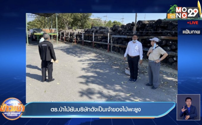 ตร.ป่าไม้ยันบริษัทดังเป็นเจ้าของไม้พะยูง