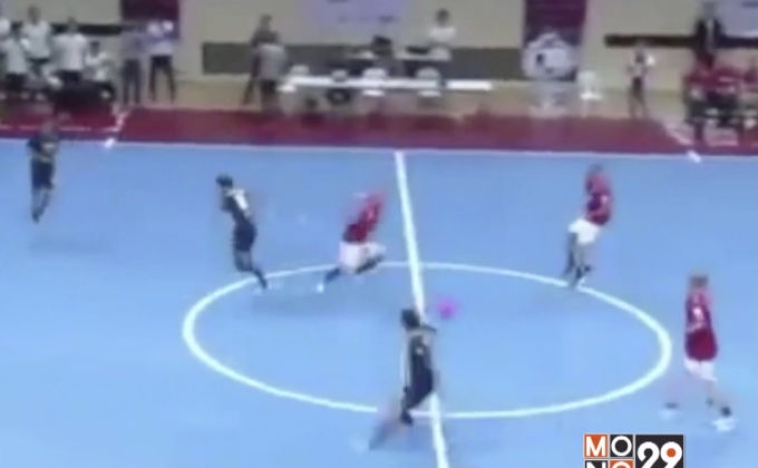 “บิ๊กอ๊อด” ซัดประตูใส่ตำนานแมนฯยู เกมฟุตซอลนัดพิเศษ