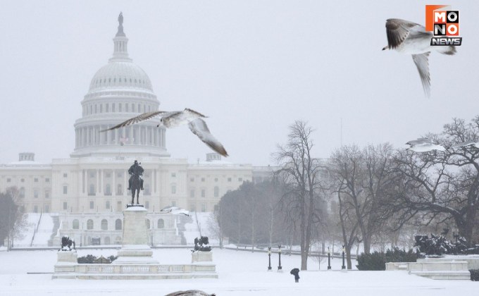 สหรัฐฯ อัมพาต! “พายุเฟิร์น” แช่แข็ง 24 รัฐ เดือดร้อน 230 ล้านชีวิต