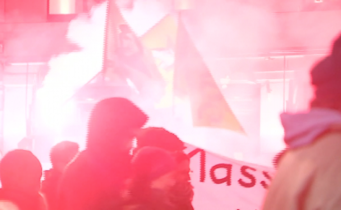 ประท้วง ทรัมป์-แอร์โดอัน ในเมืองซูริค