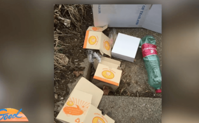 ทัวร์พาลูกค้าเที่ยวนอก ทิ้งกล่องหมูทอดเกลื่อน