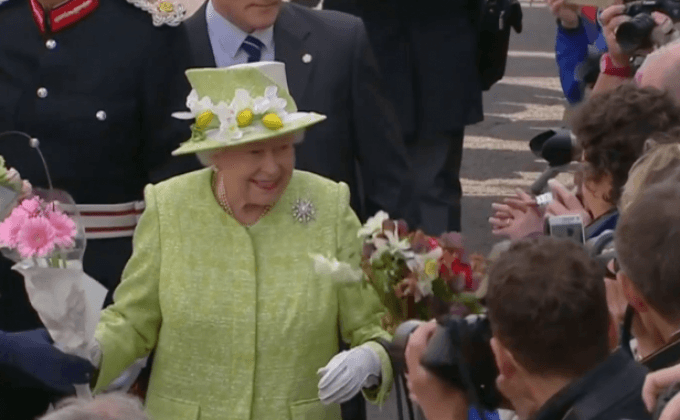 อังกฤษเผยแพร่ภาพควีนอลิซาเบธ