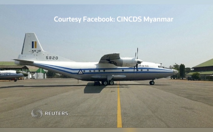 พบซากชิ้นส่วนเครื่องบินเมียนมาที่สูญหาย