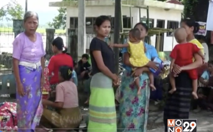 เมียนมาอพยพพลเรือน “ที่ไม่ใช่มุสลิม” หนีเหตุสู้รบ