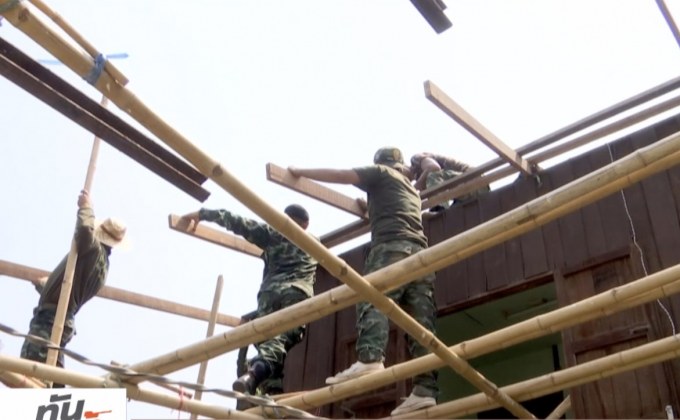 เร่งช่วยเหลือชาวบ้านได้รับผลกระทบพายุฤดูร้อน
