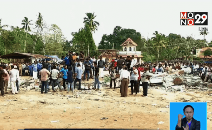 ตำรวจอินเดียล่าตัวผู้ต้องสงสัยจากเหตุเพลิงไหม้วัด ตาย 110 คน