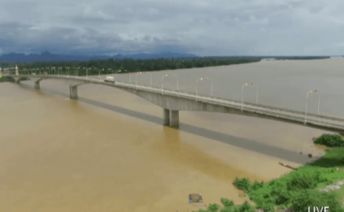 น้ำโขงวิกฤตเสี่ยงเกิดท่วมบ้านเรือนประชาชน