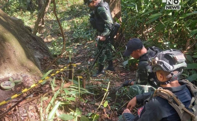 ทบ. พบอีก 2 ทุ่นระเบิดใหม่ที่ช่องอานม้า รุกล้ำเขตไทยชัดเจน