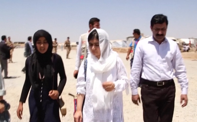 “มาลาลา ยูซาฟไซ” เยี่ยมเด็กพลัดถิ่นในอิรัก