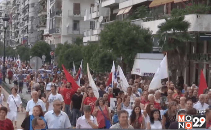 ประท้วงในกรีซ