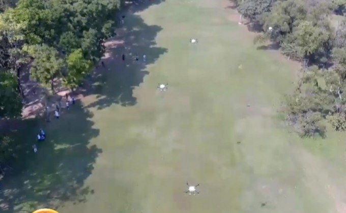 ​กทม.แจงบินโดรนใช้น้ำสะอาดไม่ผสมกากน้ำตาล