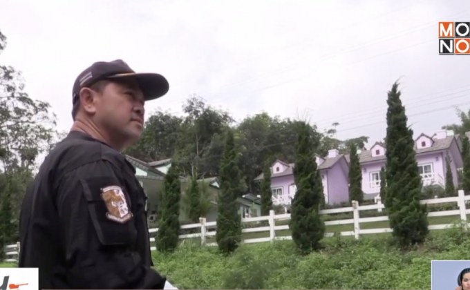 เจ้าหน้าที่บุกจับรีสอร์ตรุกป่าเขาค้อ