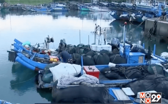 ชาวประมงไต้หวันเตรียมรับมือไต้ฝุ่น “เมกี”