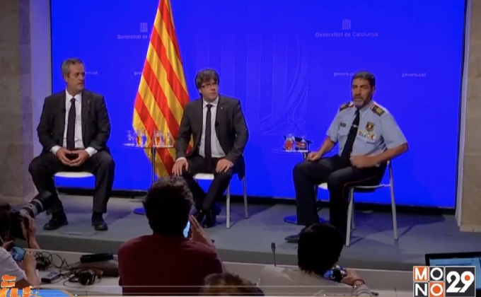 สเปนเร่งตามหาผู้ต้องสงสัยเหตุโจมตีบาร์เซโลนา