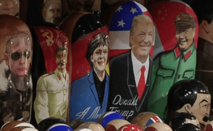 ตุ๊กตาแม่ลูกดก “ทรัมป์” วางขายที่รัสเซีย