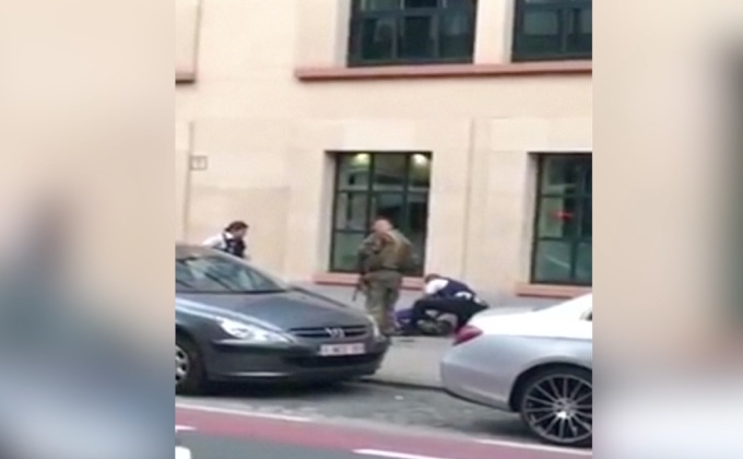 วิสามัญคนร้ายไล่แทงทหารในเบลเยียม