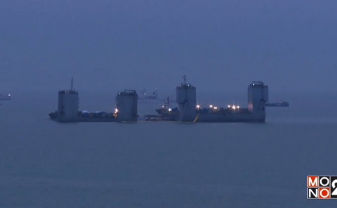 เกาหลีใต้กู้ซากเรือเซวอลได้บางส่วนแล้ว