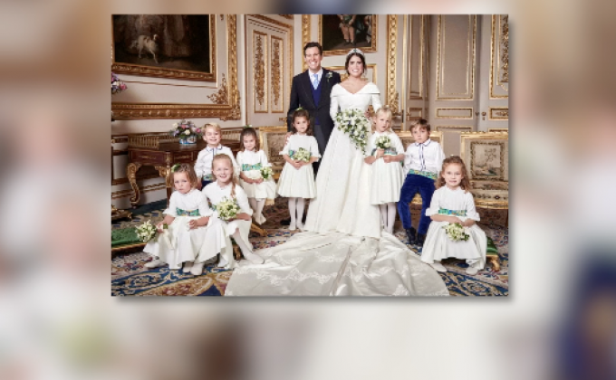 เผยแพร่พระรูปพิธีเสกสมรสของเจ้าหญิงยูจีนี