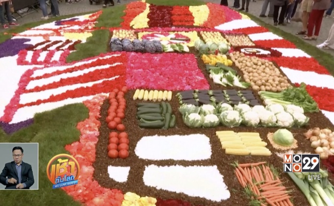 นิทรรศการ “ช่วงเวลาดอกไม้” ในเบลเยียม